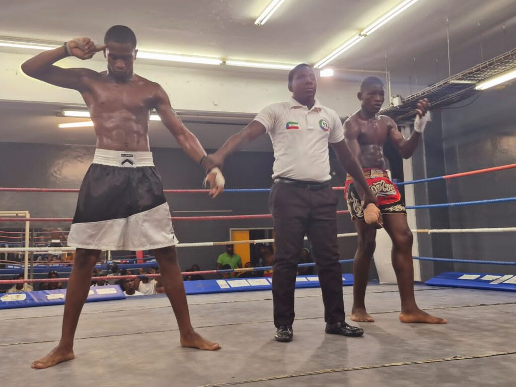 Los luchadores kick boxing, Martin Osá y Reginaldo Obiang, triunfan en las eliminatorias de los Juegos Nacionaes Ebibeyin 2026