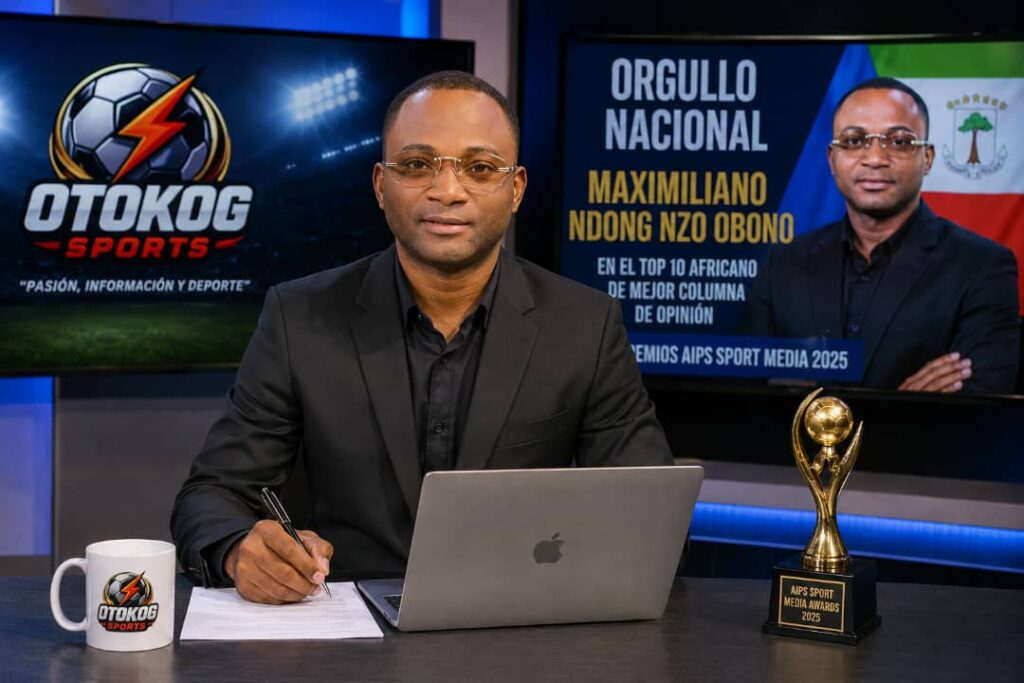 Maximiliano Ndong coloca a Guinea Ecuatorial entre la élite del periodismo deportivo africano