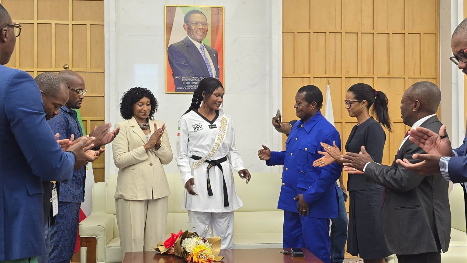 Verónica Mbang paraliza Malabo y entra en la historia del deporte ecuatoguineano