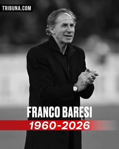 Muere Franco Baresi, leyenda eterna del AC Milan y del fútbol italiano