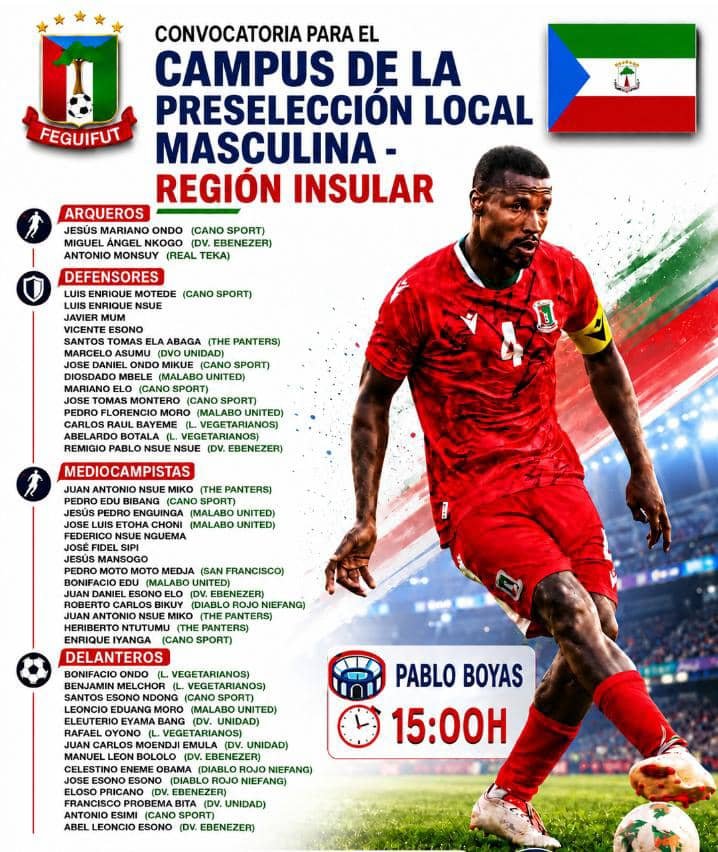 El Nzalang inicia la búsqueda de talento local: convocada la preselección absoluta de la región insular