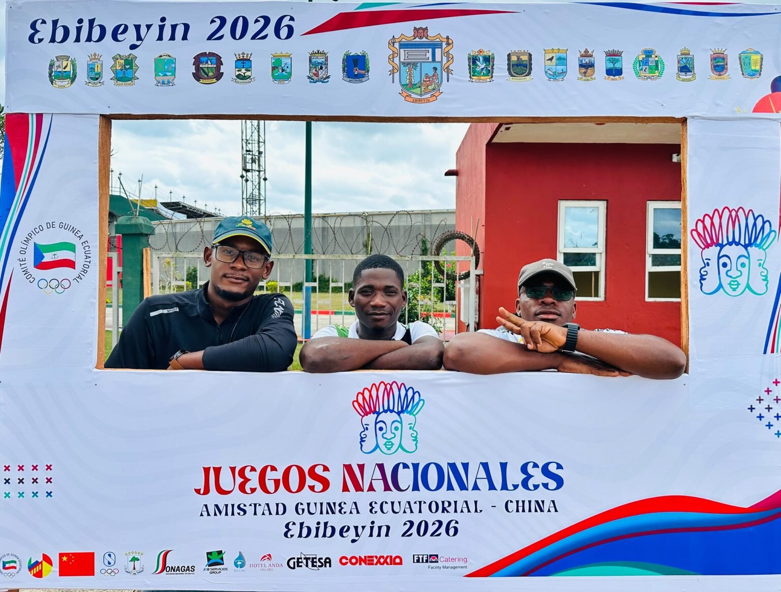 Las calles y avenidas de Ebibeyin ya respiran el espíritu de los Juegos Nacionales
